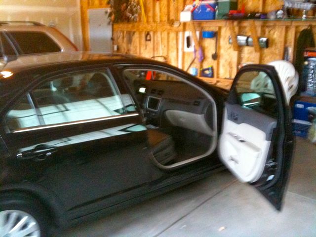 Our chariot, Kim's new car