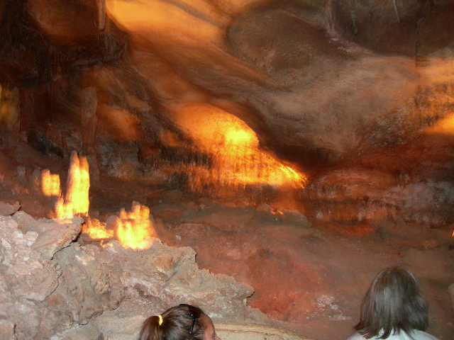 Lighting up the formations