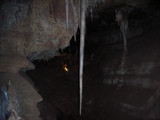 A long stalactite