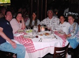 Family style dining at Maggiano's